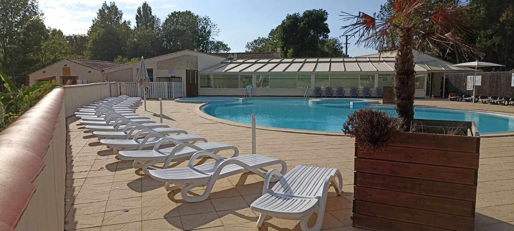 Mobilhome L'Oasis Camping Le Clos Cottet Angles  Екстер'єр фото